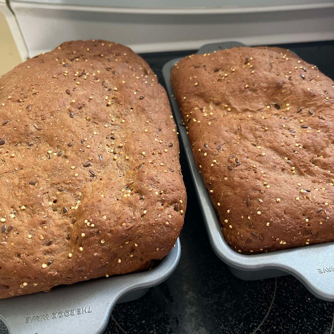 Grammy’s Whole Wheat Millet & Flax Bread