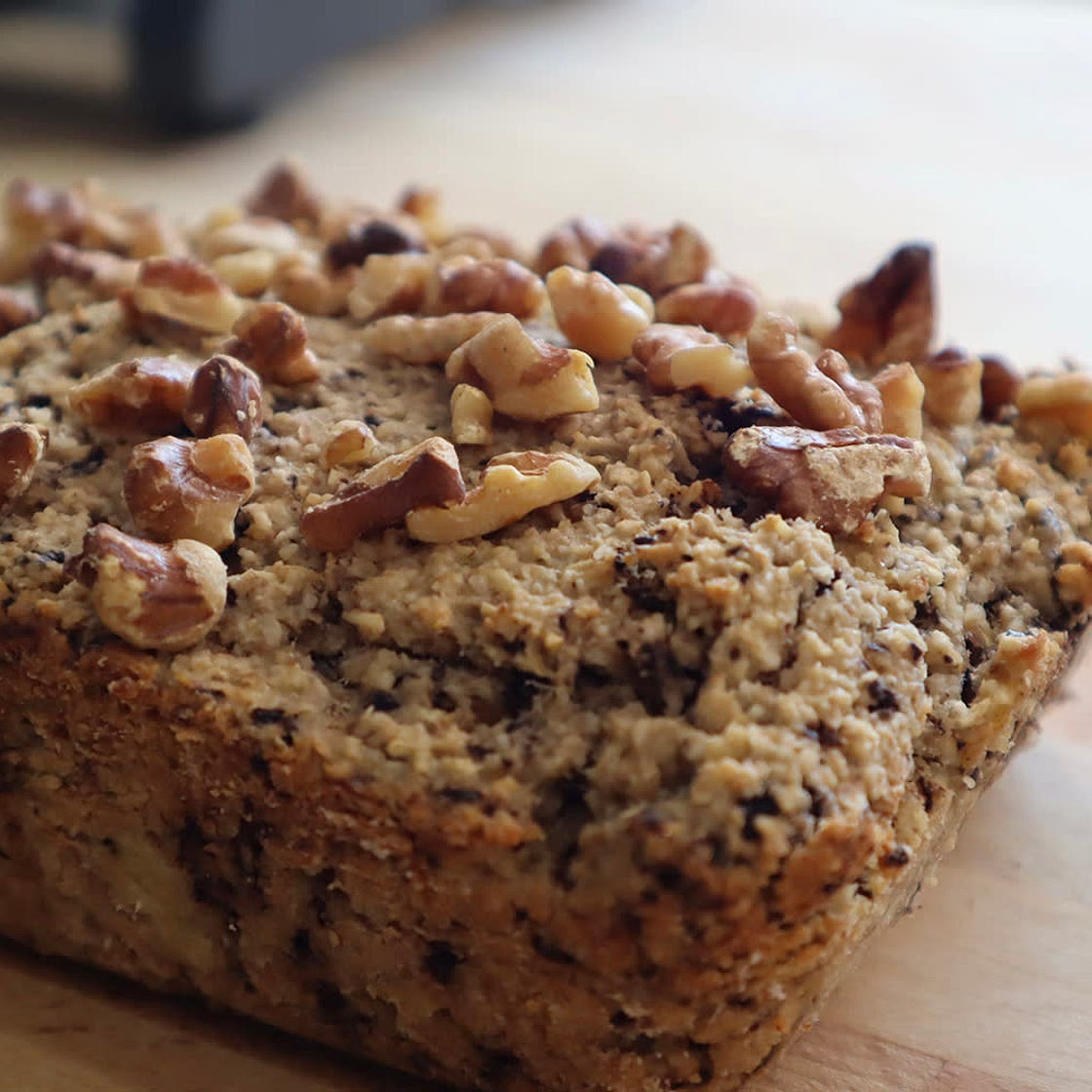 Healthy Banana Chocolate & Walnuts Bread. NO SUGAR ADDED