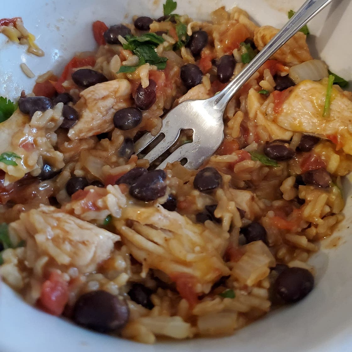 Chicken Burrito Skillet