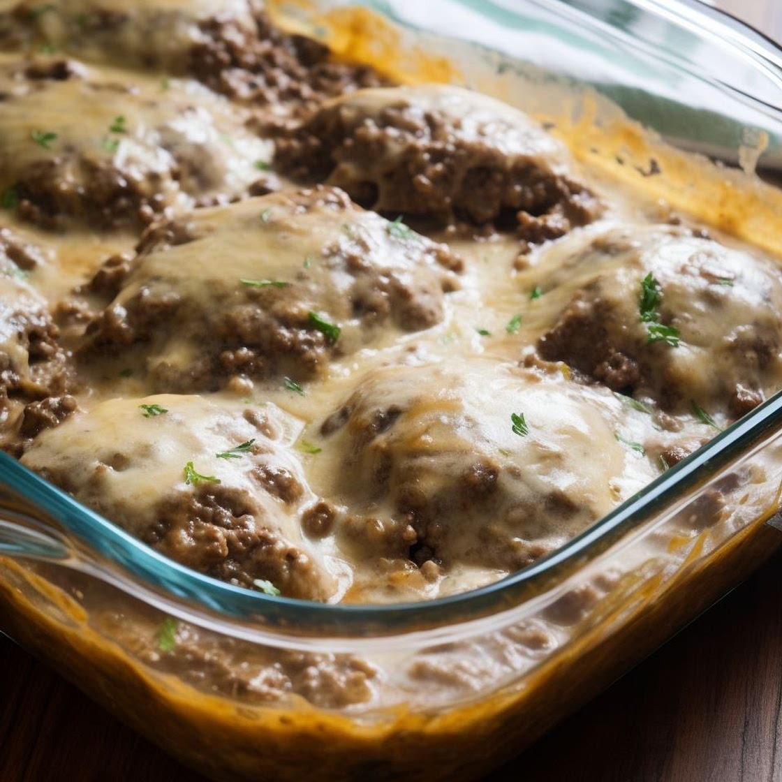 Amish Hamburger Steak Bake