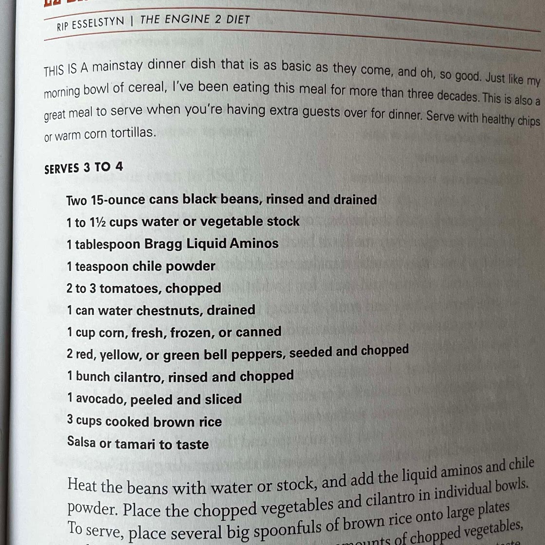 E2 Black Beans and Rice