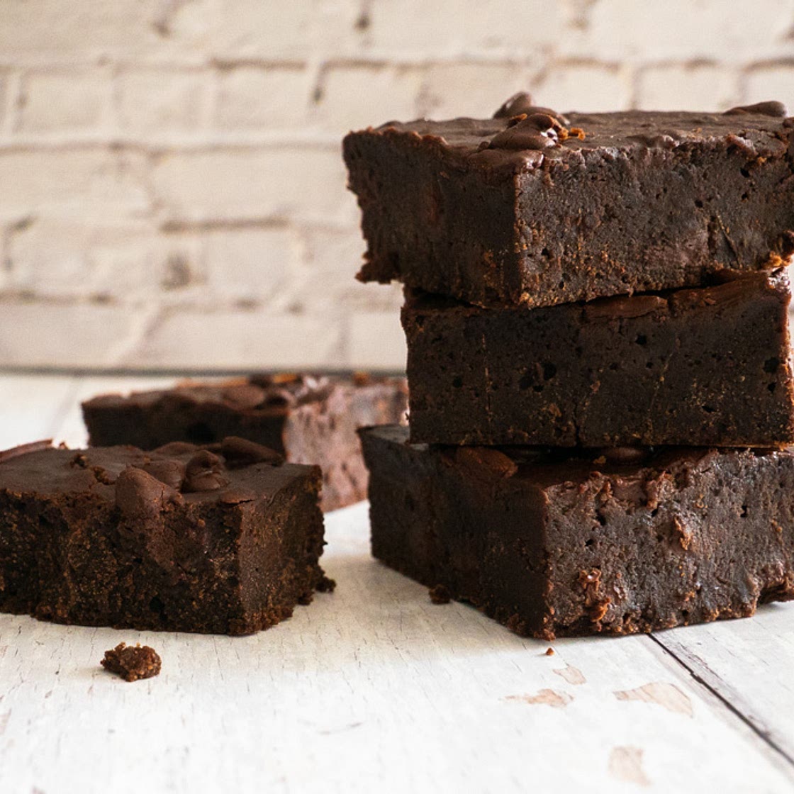 3-Ingredient Vegan Brownies