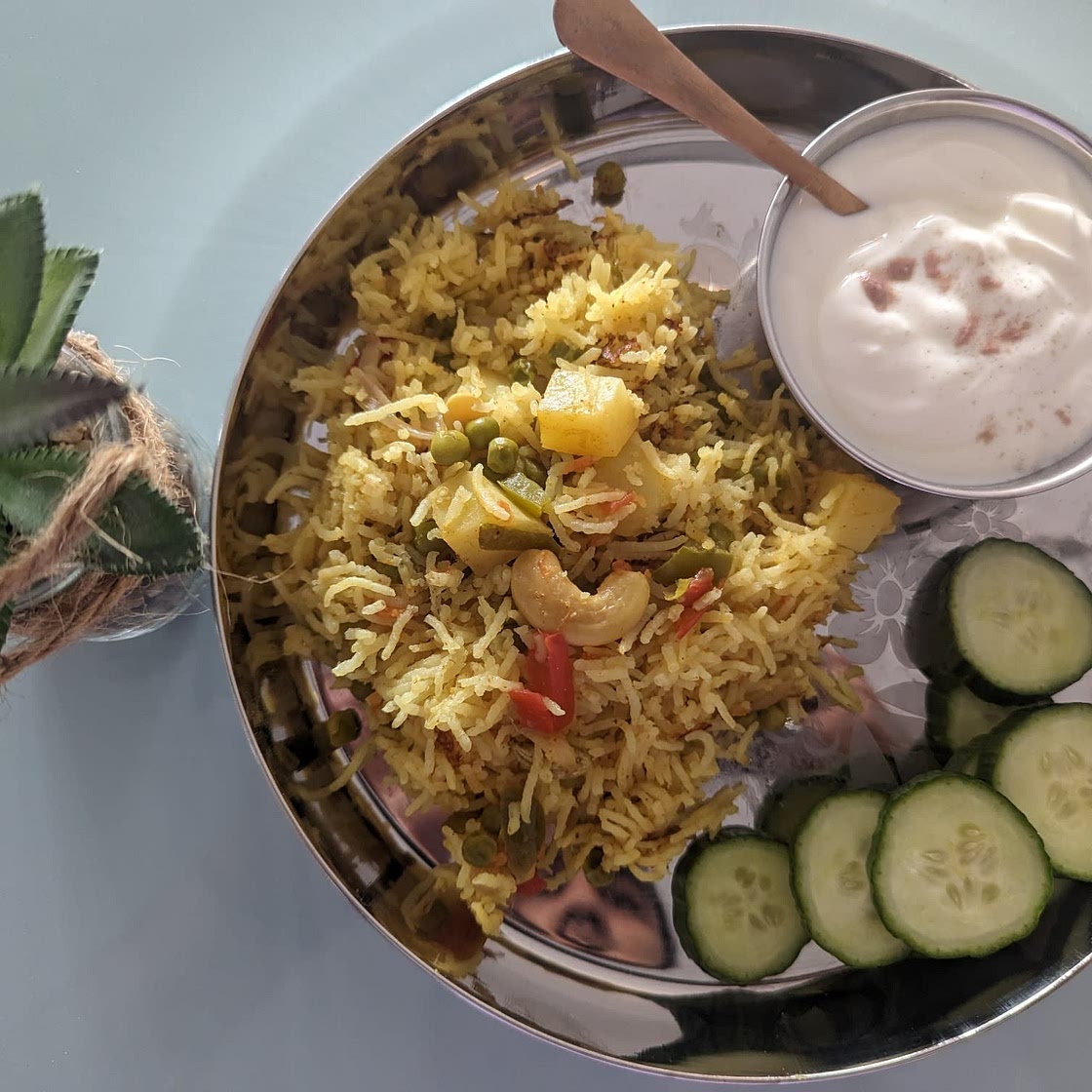 Instant Pot Vegetable Rice Pulao