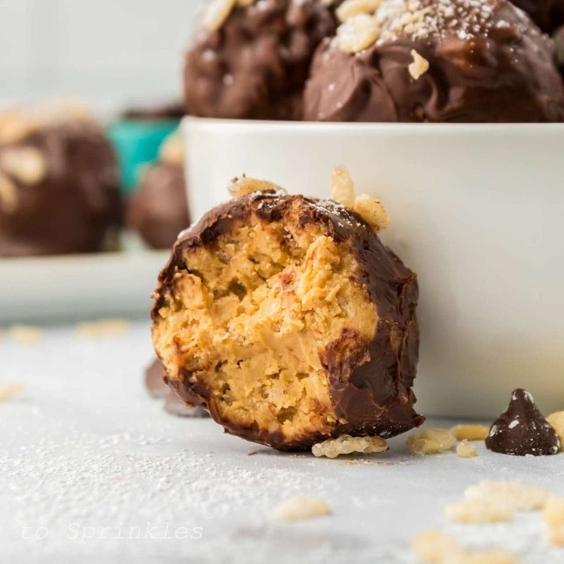 Krispy Peanut Butter Eggs