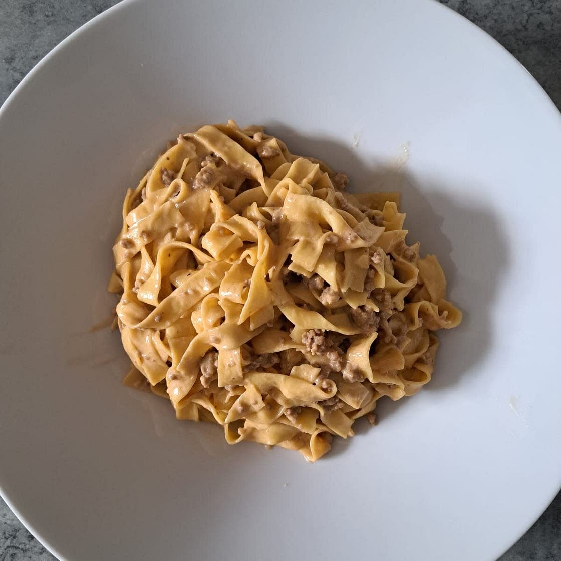 One-Pot Creamy Beef Stroganoff