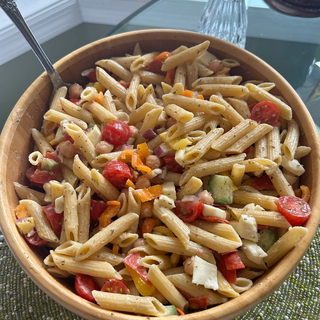 Rainbow Pasta Salad 