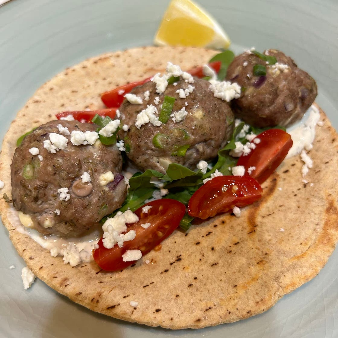 Greek Turkey Feta Meatballs 