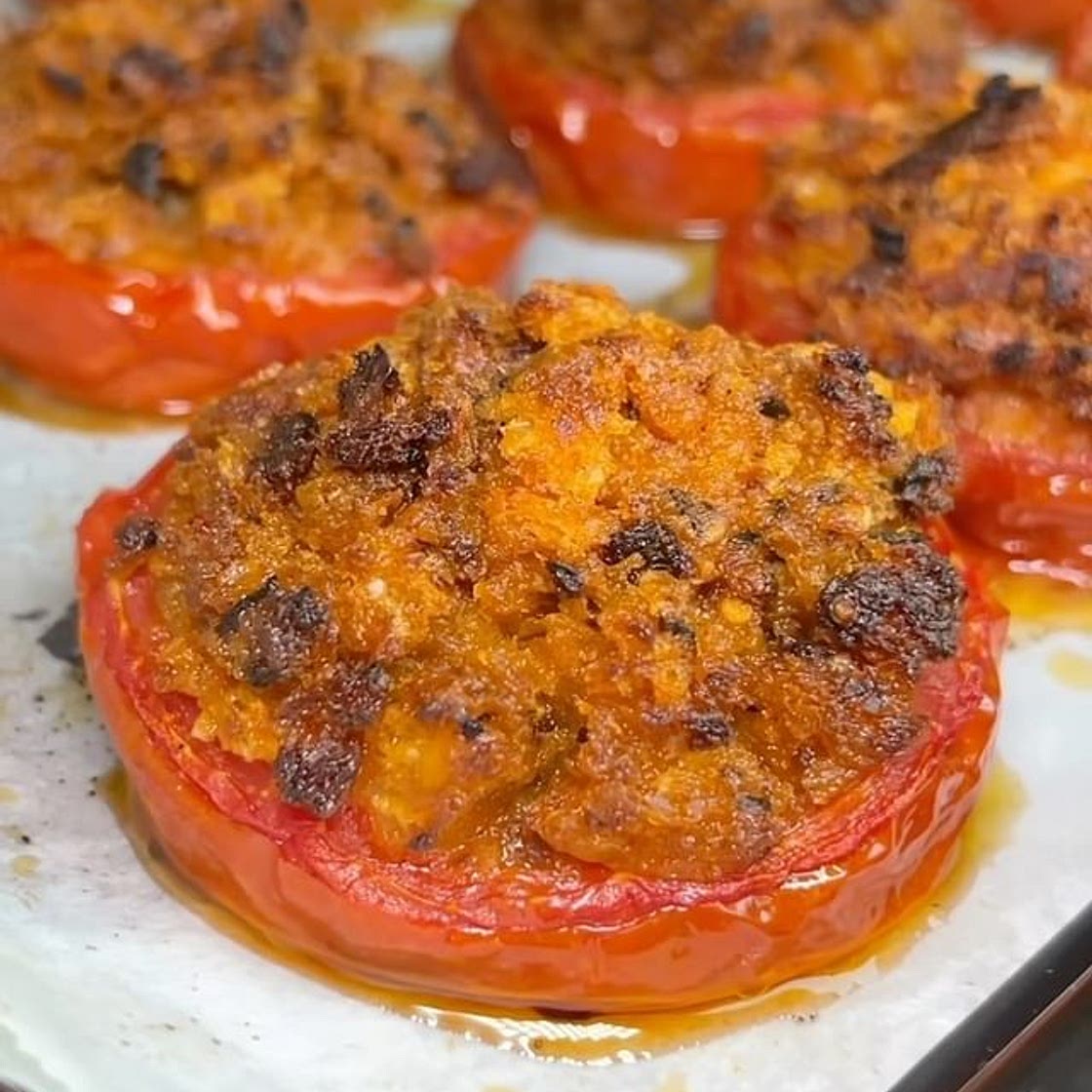 Pomodori gratinati ripieni
