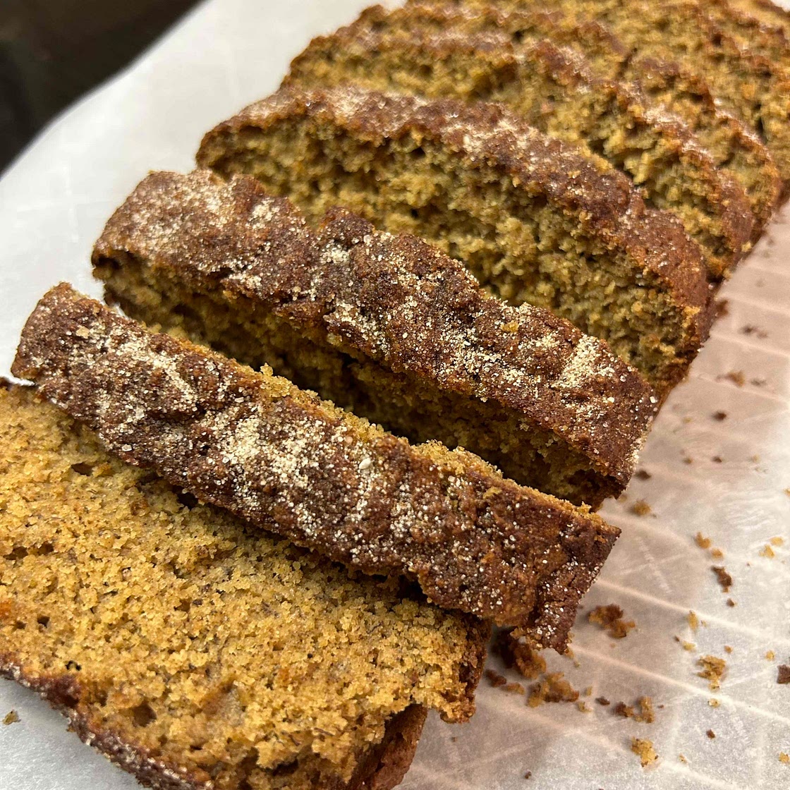 Cinnamon Sugar Banana Bread