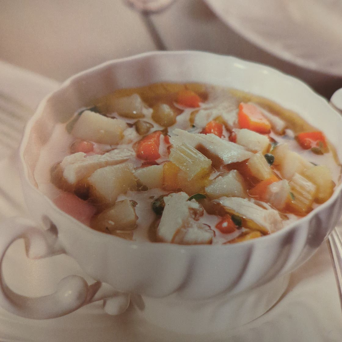 Chicken and Vegetable Soup from "Crockpot the Original Slow Cooker Recipe Collection"