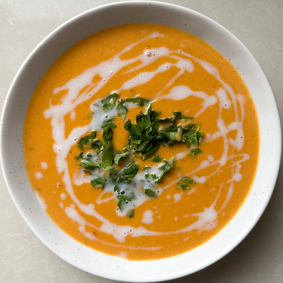 Coconut & Lime Red Lentil Soup