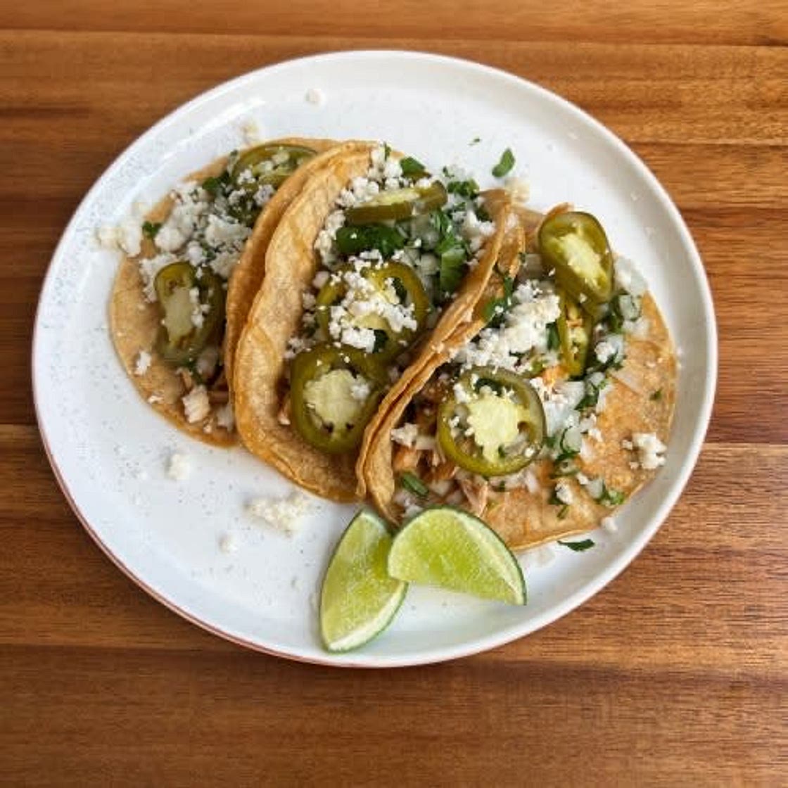 Chicken Tinga Tacos