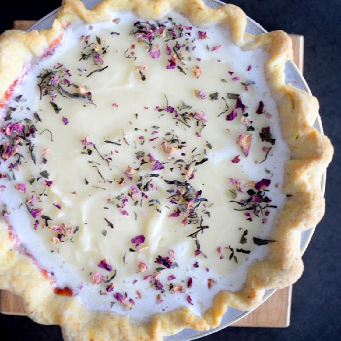 Strawberry Rose Saffron Pie | Recipe | Craving4More