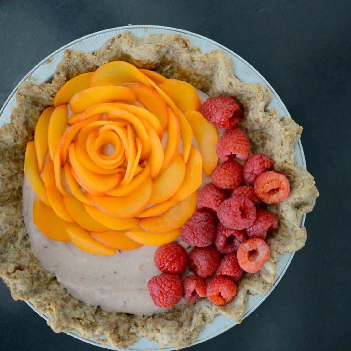 Gingersnap Apricot Raspberry Cream Pie | Recipe | Craving4More