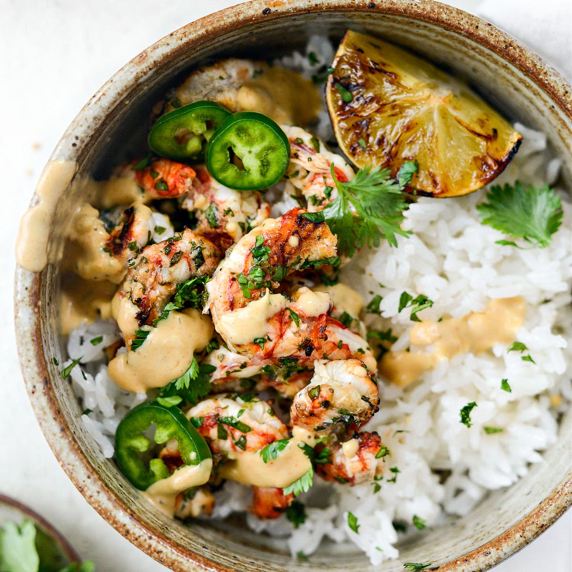 Grilled Garlic and Lime Shrimp Skewers