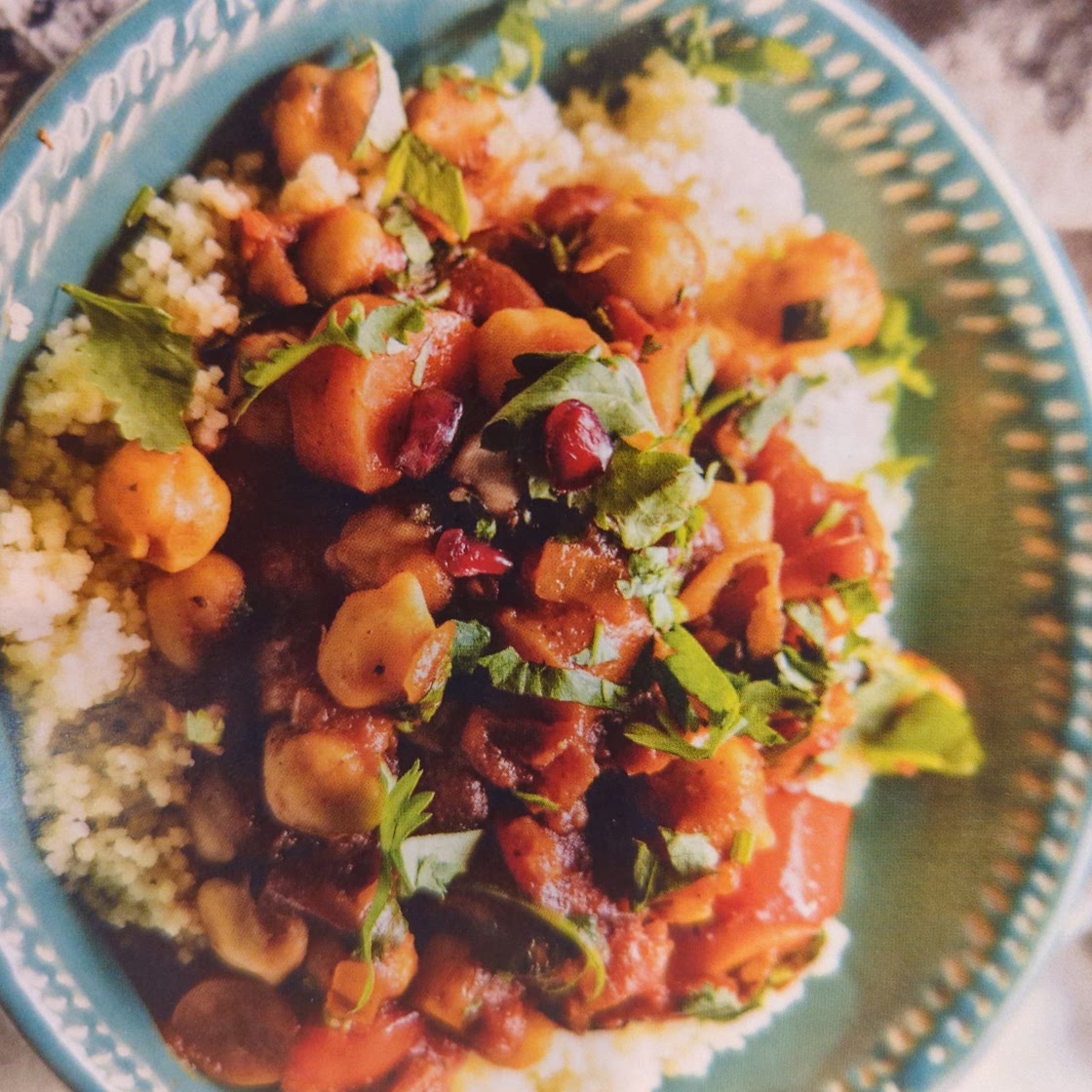 Moroccan Chickpea & Carrot Tagine