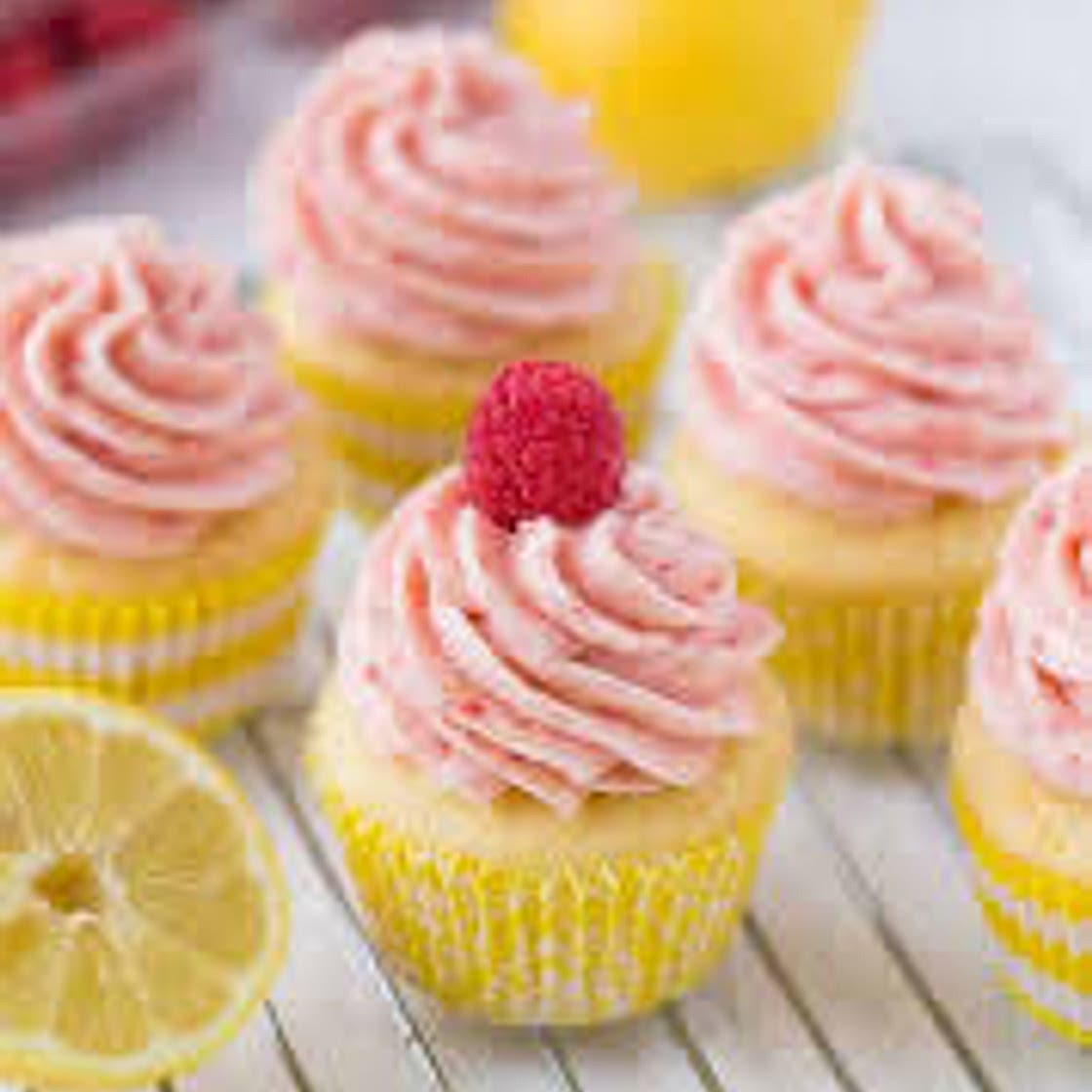 Lemon Raspberry Cheesecake Cupcakes