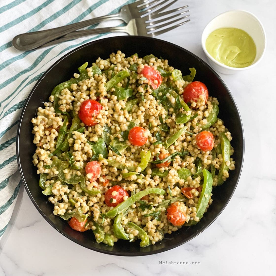 Sorghum Salad With Cherry Tomatoes