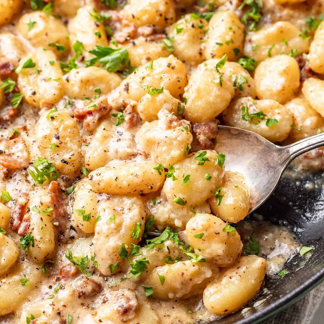 Gnocchi Carbonara