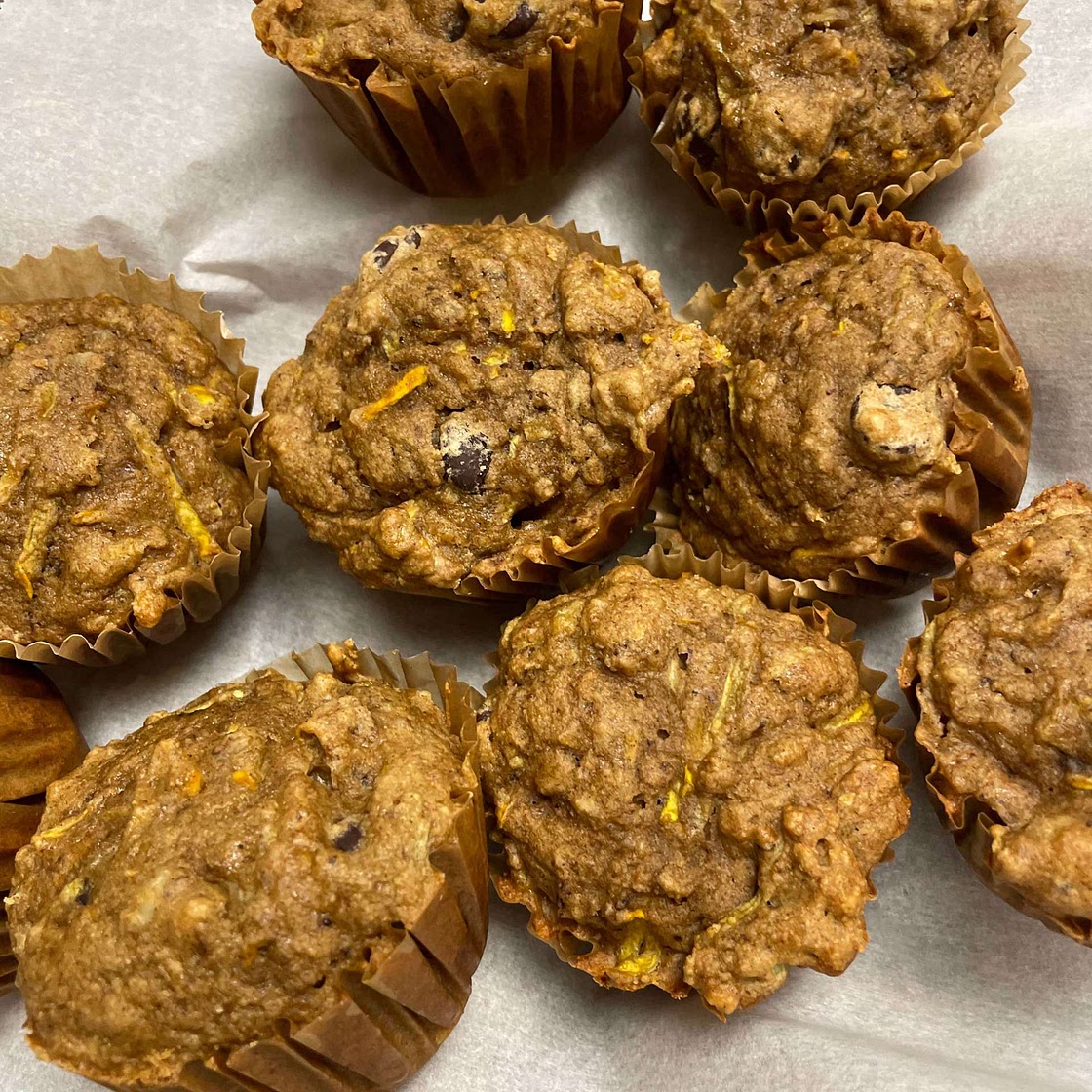 Gluten-free Chocolate Chip Zucchini Muffins