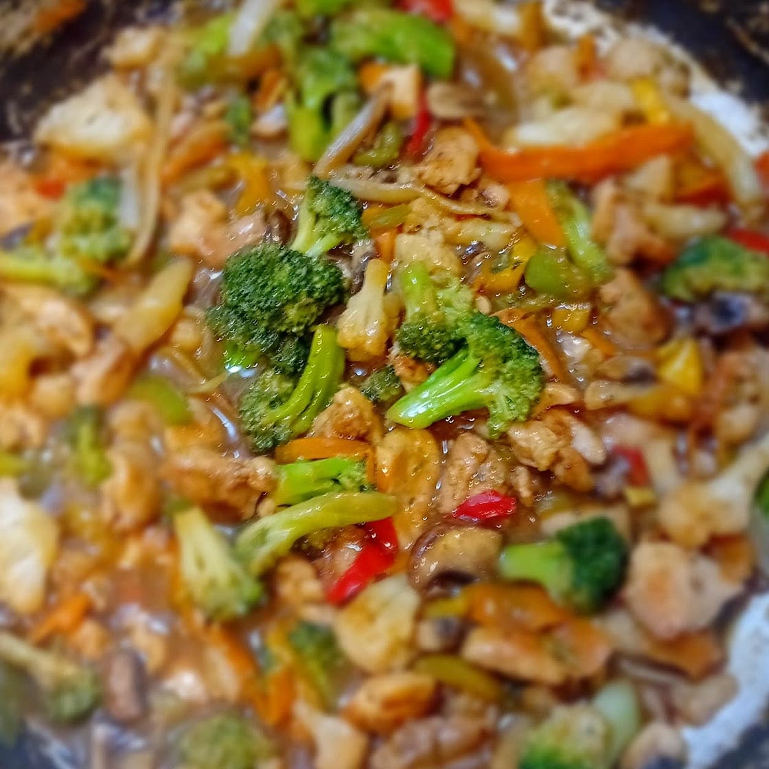 Chicken & Veggie Stir-Fry Recipe by Tasty