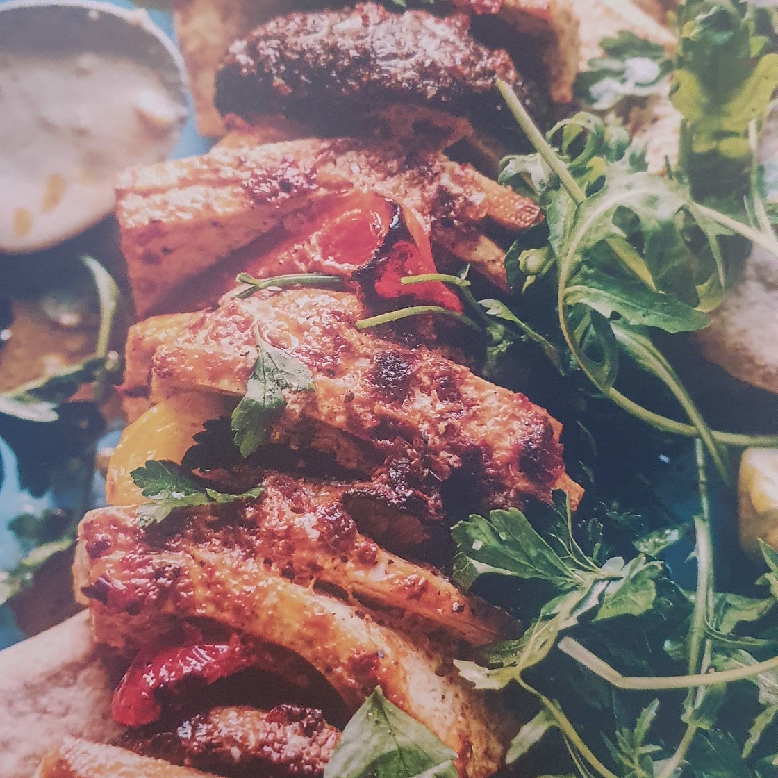 Tofu shish kebabs