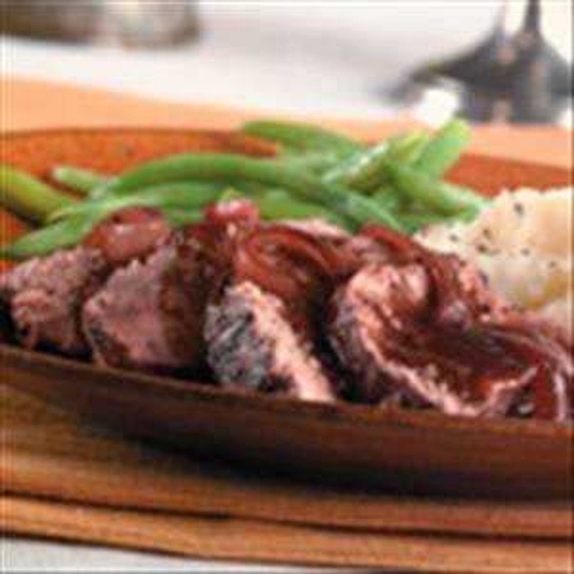 Pork Loin with Red Wine Gravy