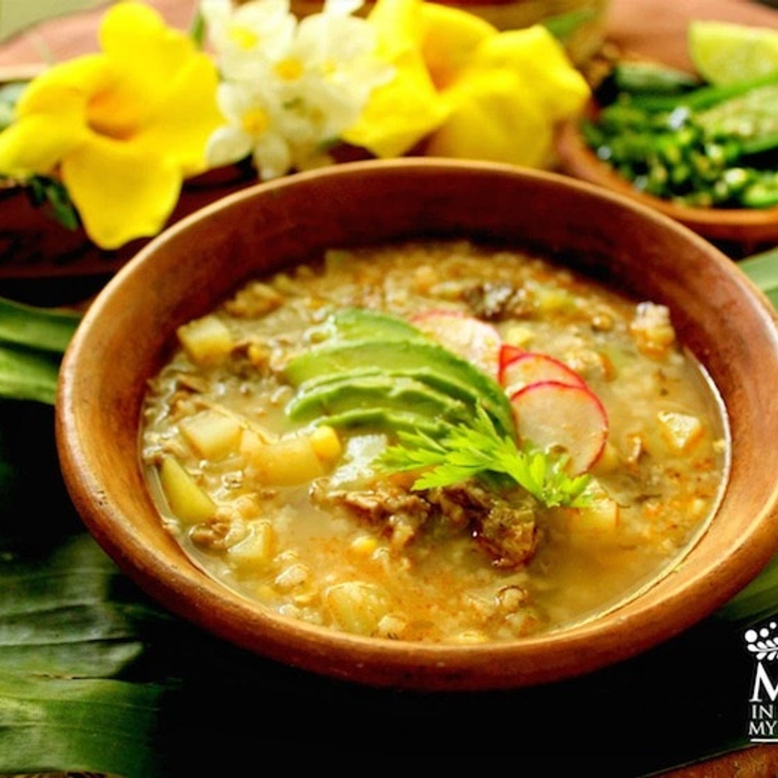 Vegetable Beef Soup With Rice (Carne Picada Con Arroz)