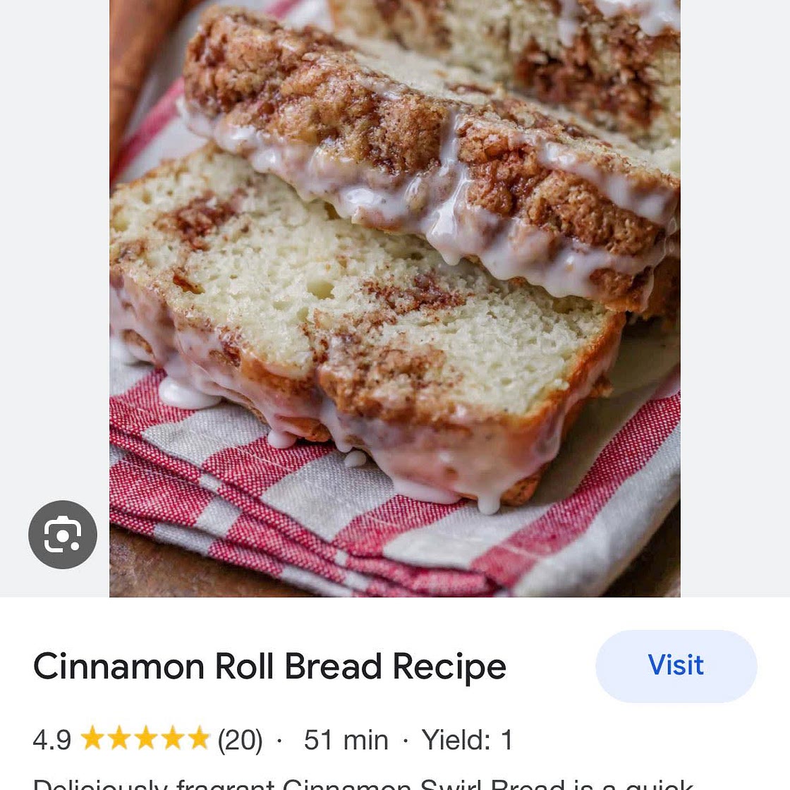Cinnamon Bread