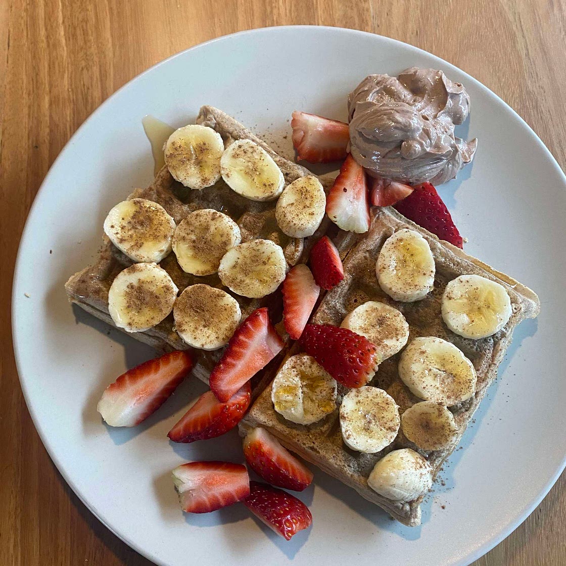 Buckwheat waffles