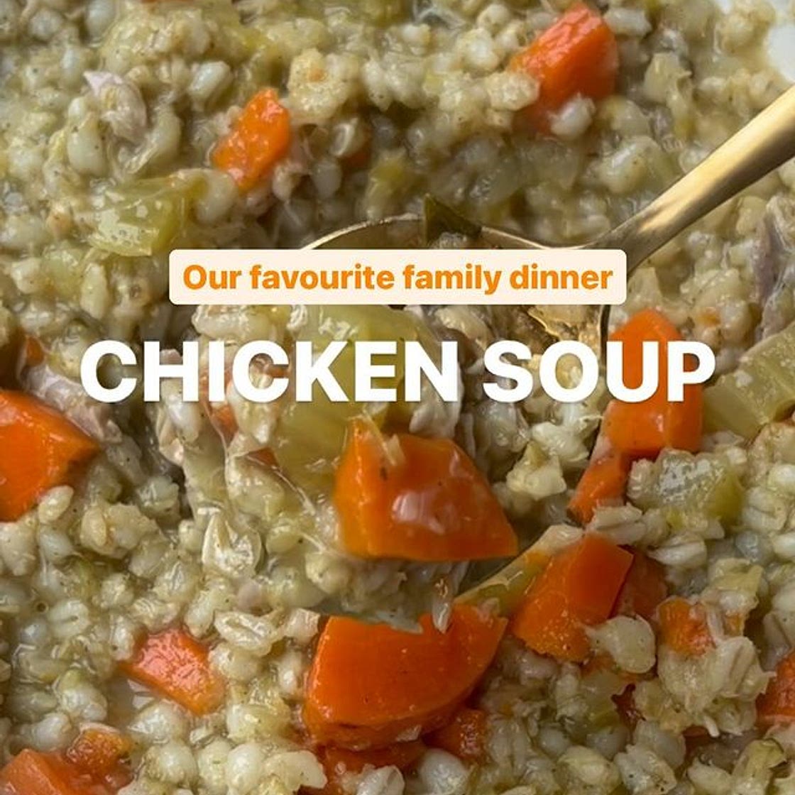 CHICKEN BARLEY SOUP 🍲