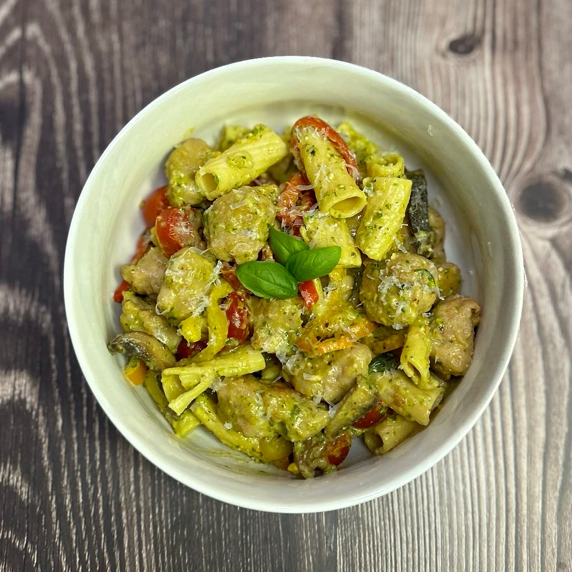 Chicken Sausage Pesto Pasta 