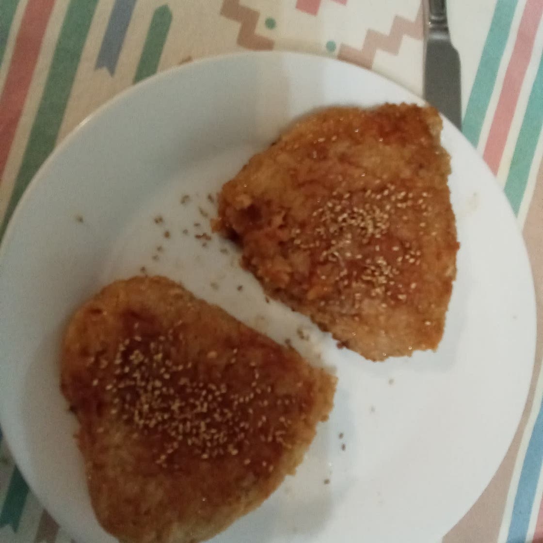 Yaki Onigiri (with spam & cheese filling)