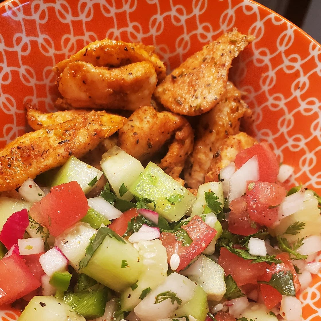 Oven baked chicken bites