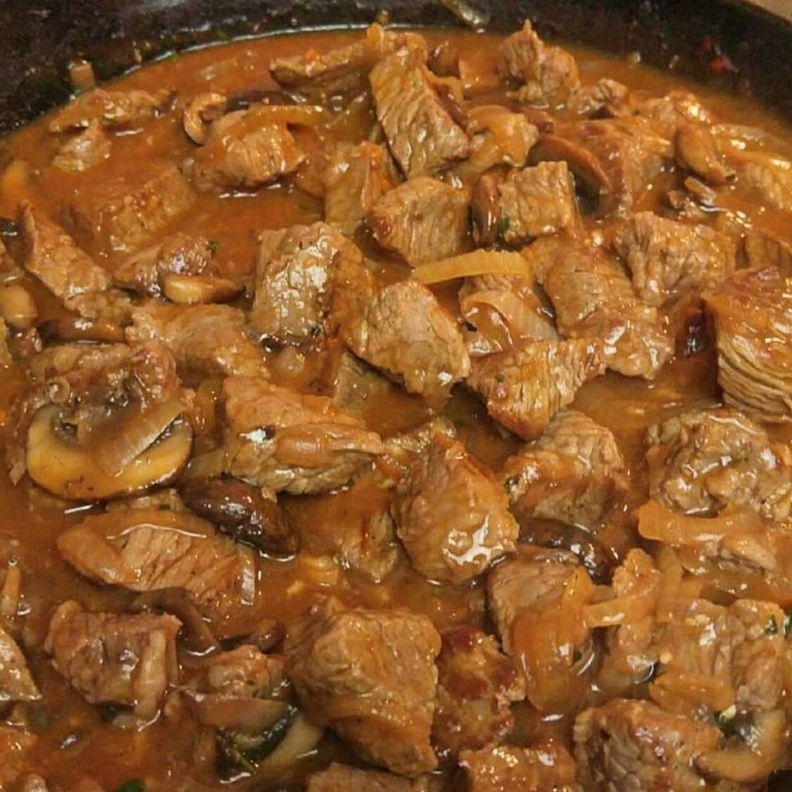  Melt In Your Mouth Beef Tips with Mushroom Gravy
