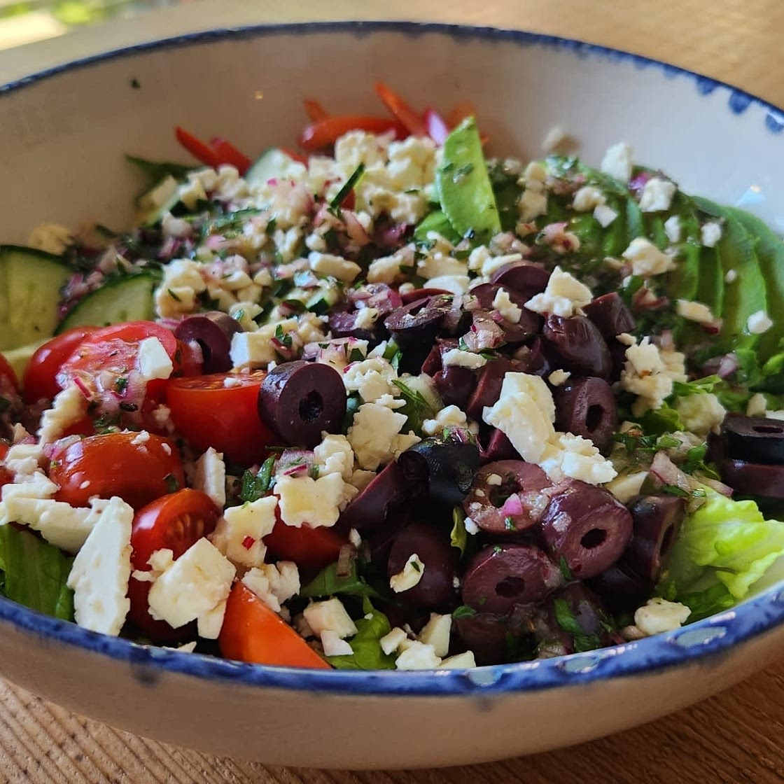 Mediterranean Grilled Chicken Salad