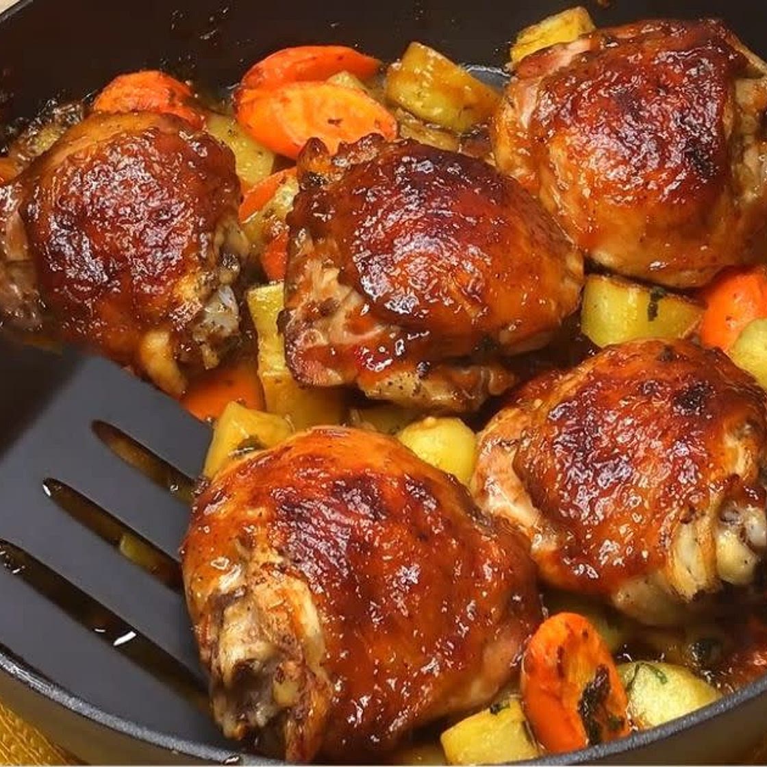 One Pan Sweet Chilli Chicken Thigh