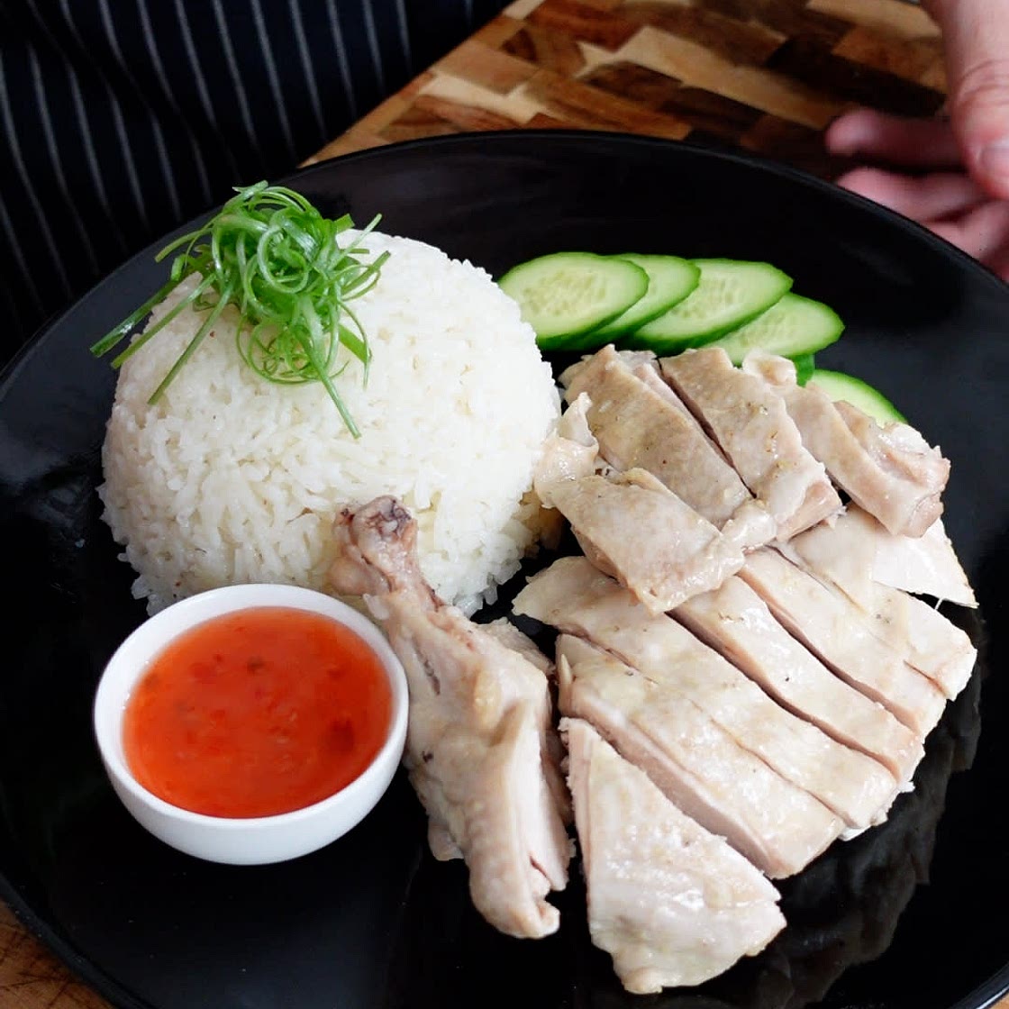 Rice Cooker Hainanese Chicken
