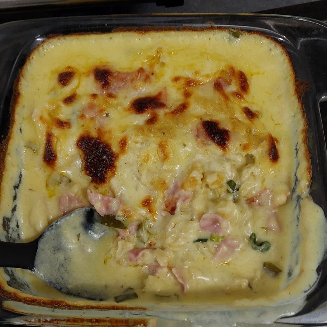 Ham and Cheese Pasta Bake