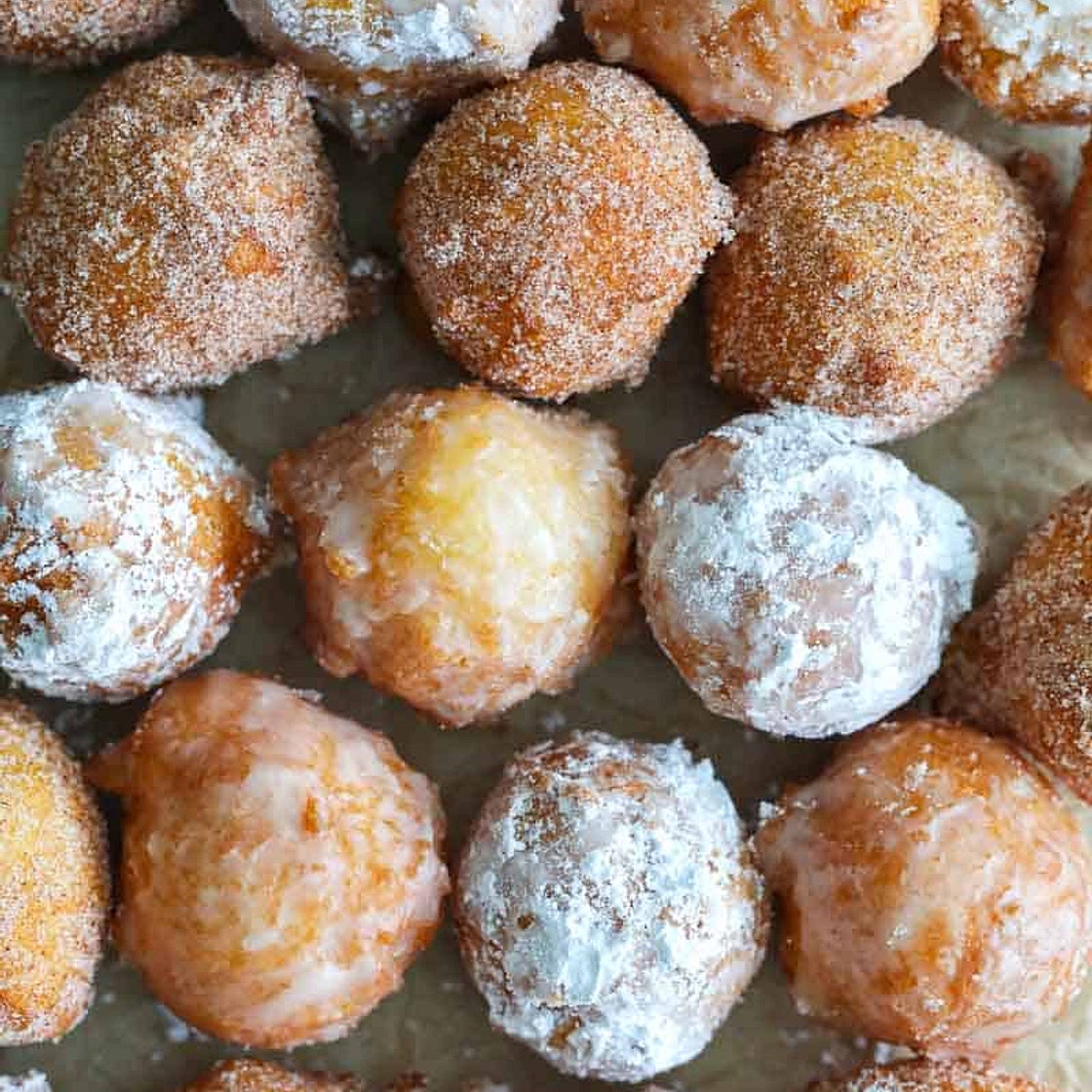 Easiest Donut Holes On The Planet (Made with Pillsbury Biscuits)