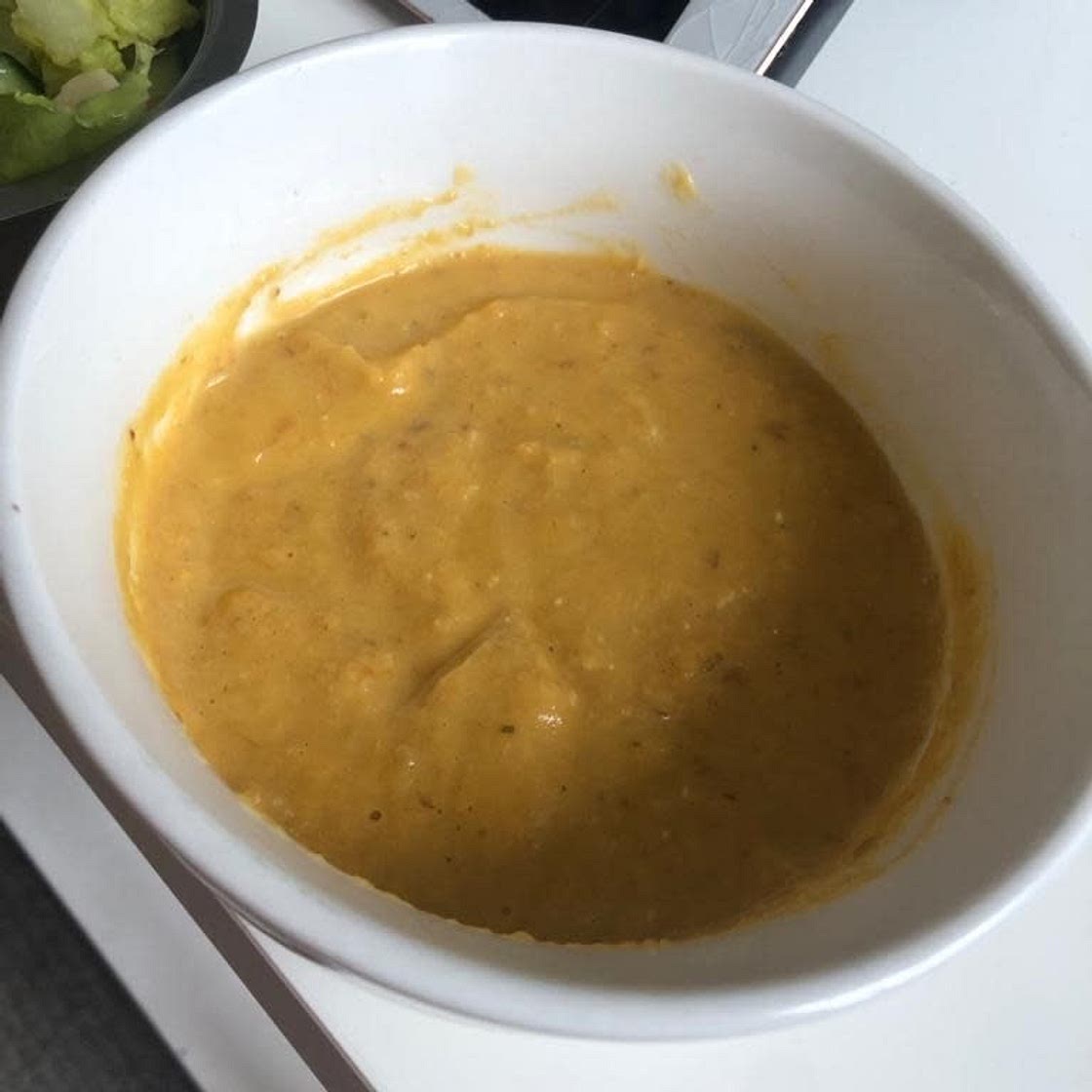 Spiced carrot & lentil soup