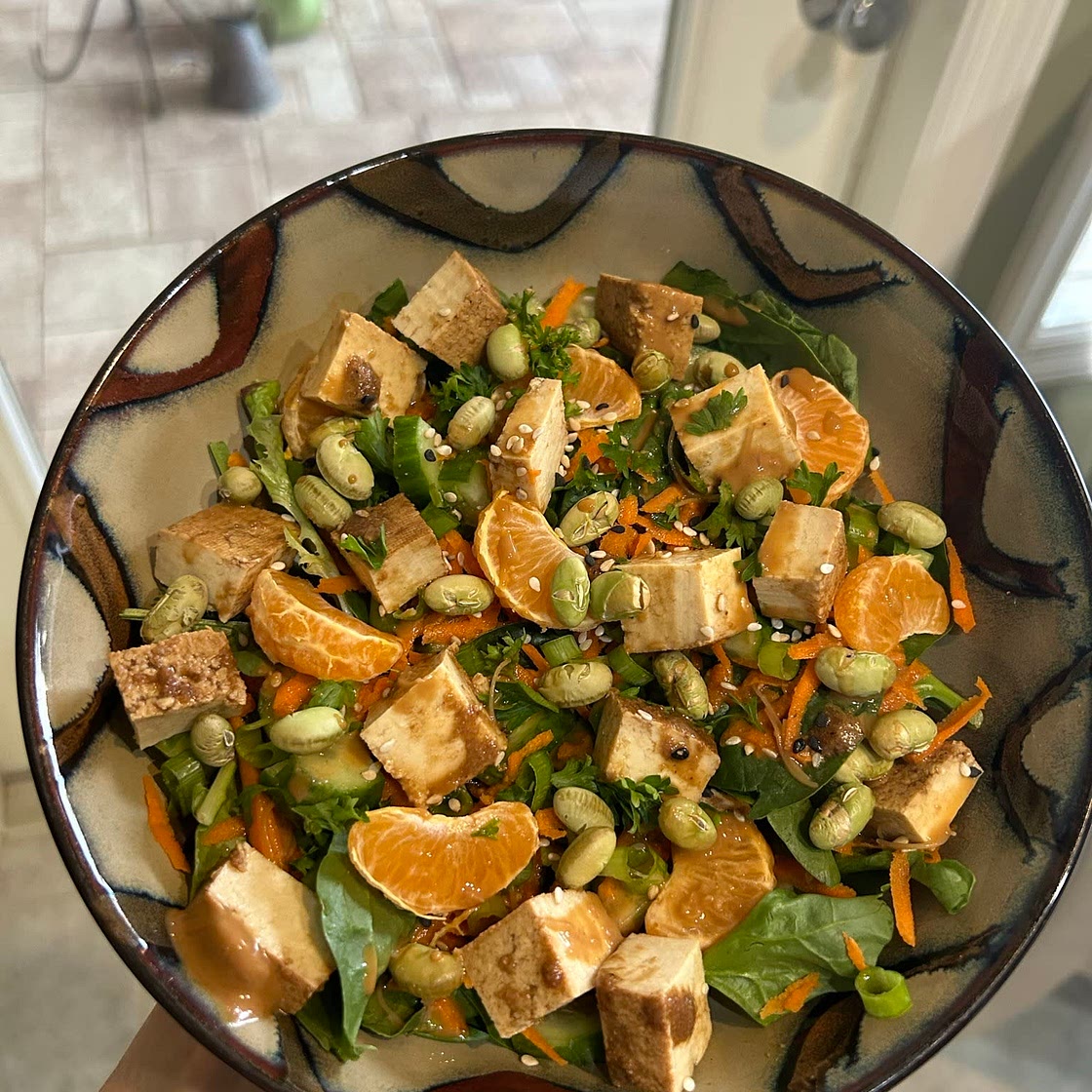 Teriyaki Tofu Salad Bowl
