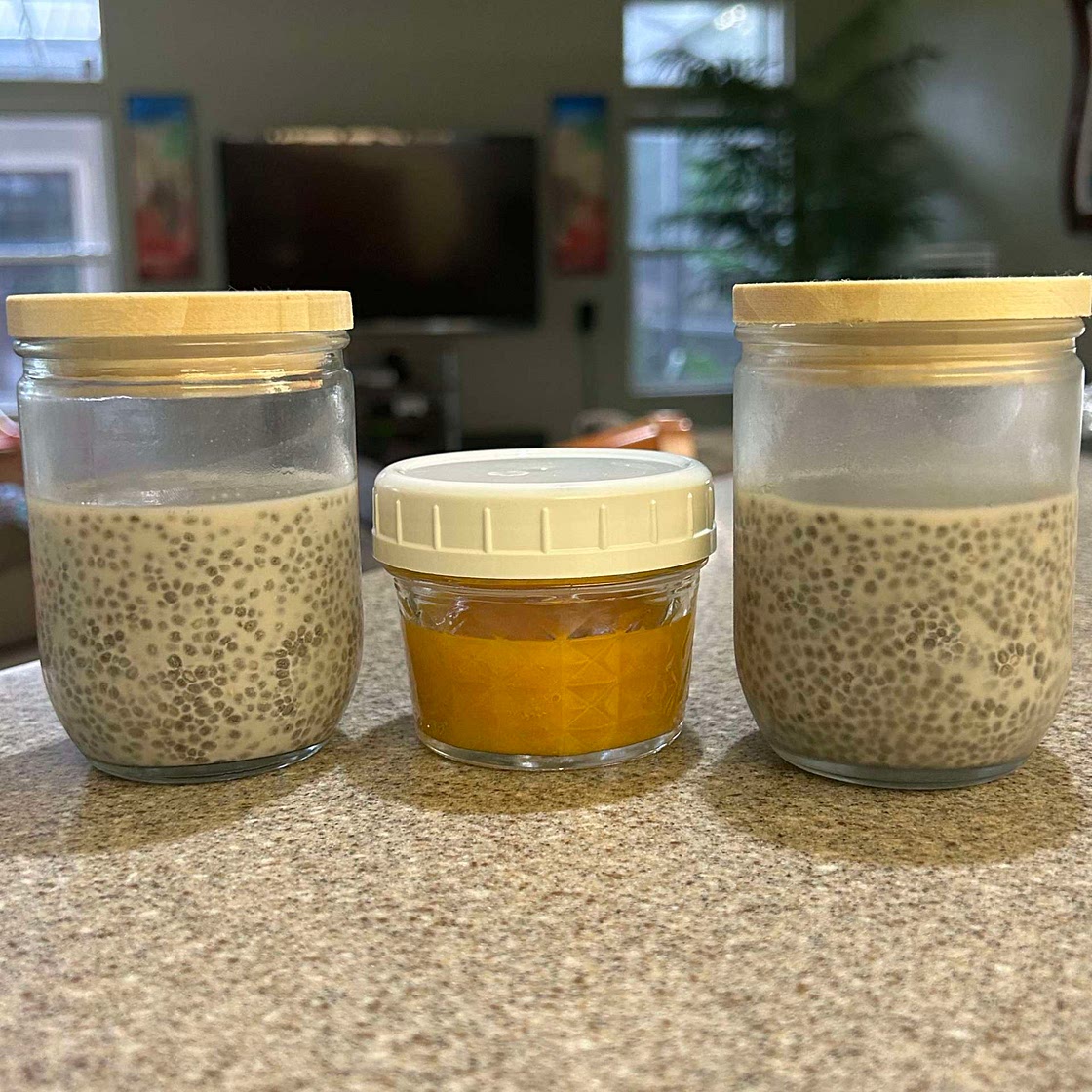 Mango Chia Seed Pudding 