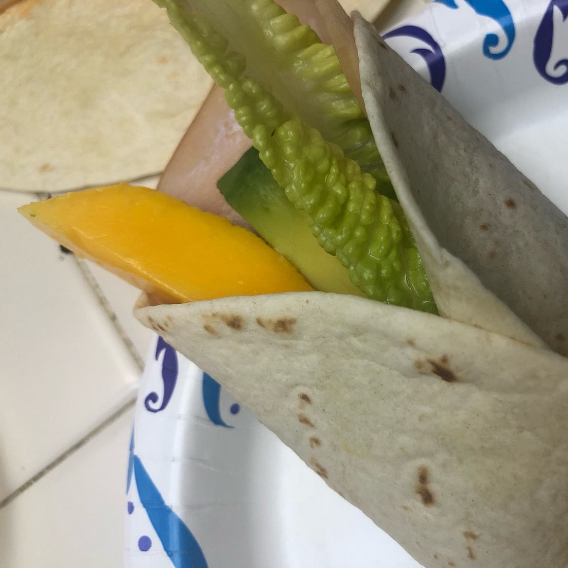 Turkey Mango Lettuce Wrap