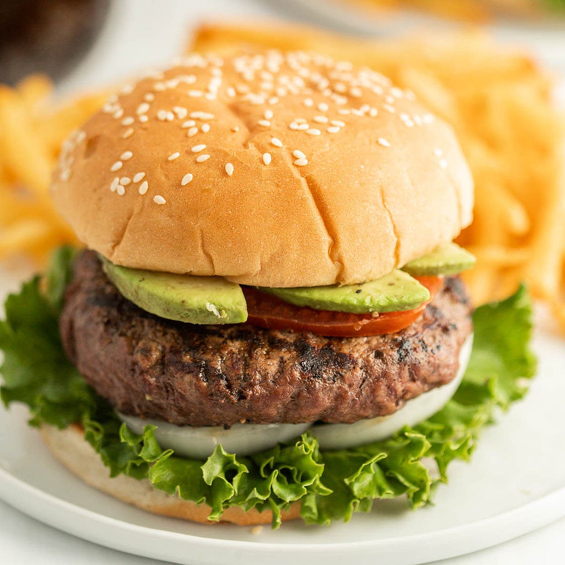 Grilled Avocado Burger