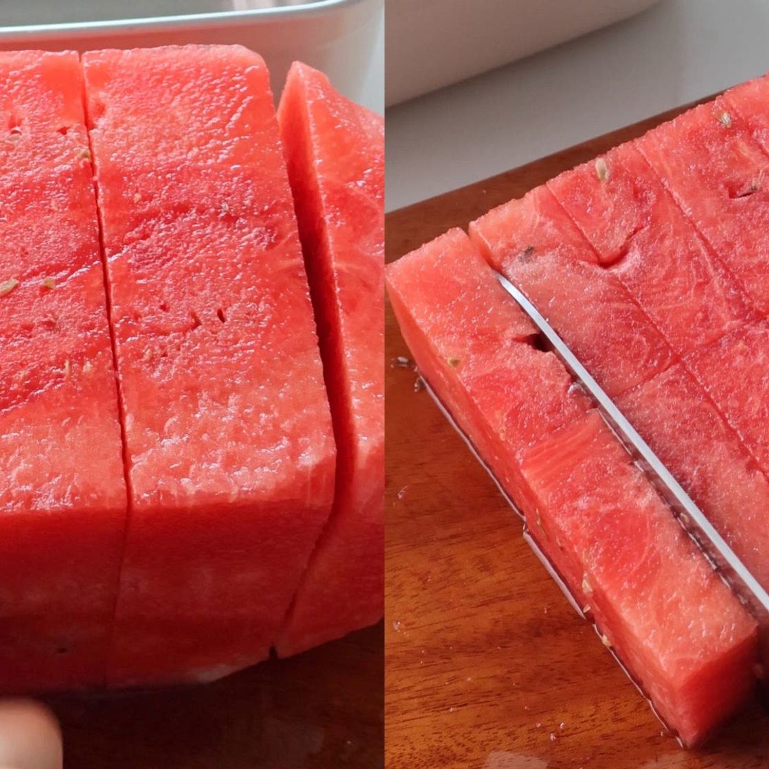 How to cut a watermelon properly