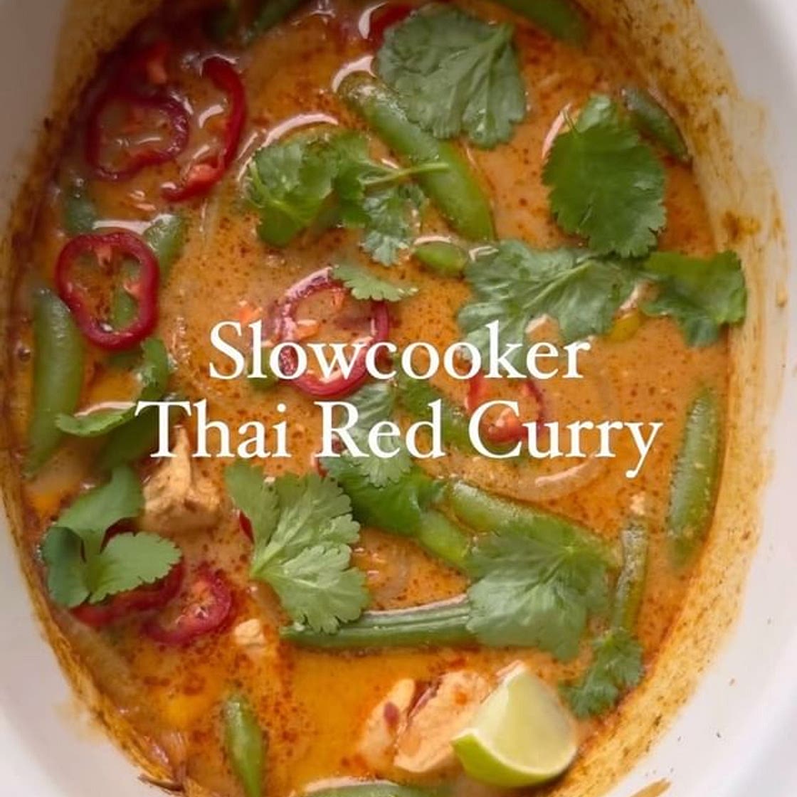 Thai Red Chicken Curry - SC