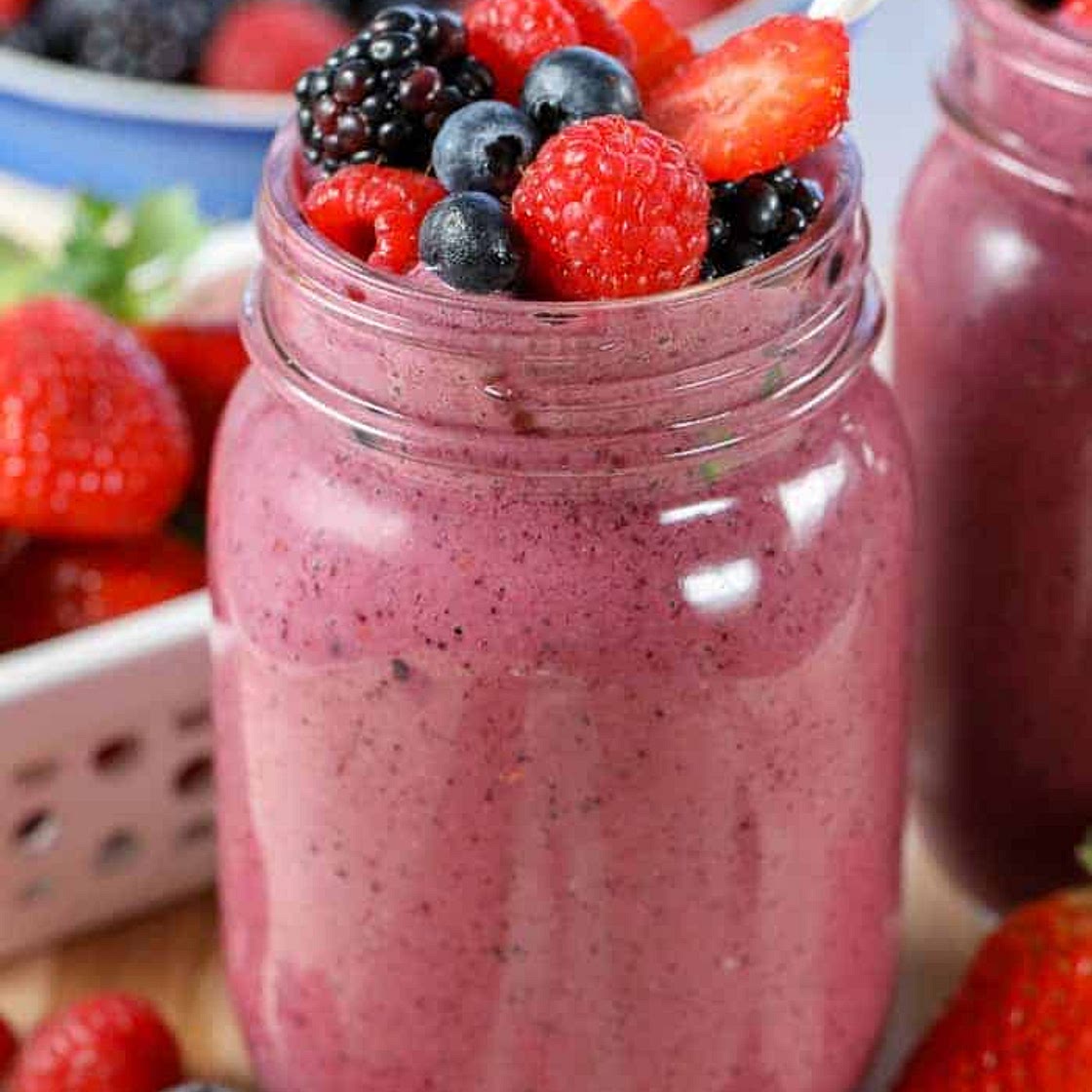 Mix berry smoothie