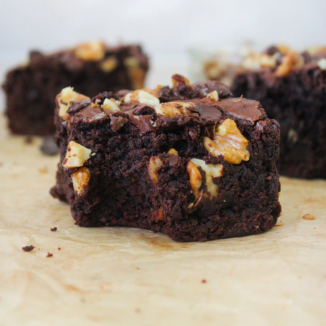 Fudgy Walnut Brownies