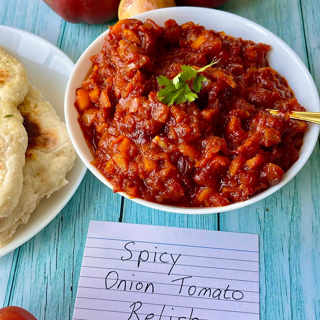 Spicy Onion Tomato Relish 